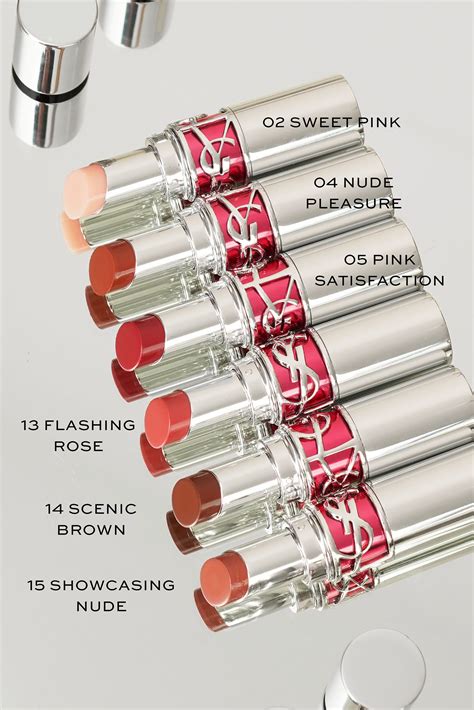 yves saint laurent pink lipstick|ysl lipstick color chart.